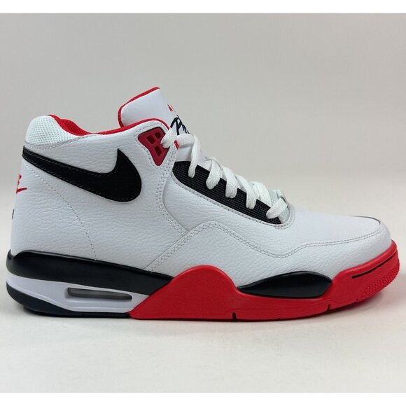 Nike Other - Nike Air Flight Legacy Mens 9 White Black Basketball Shoes Sneakers BQ4212-100